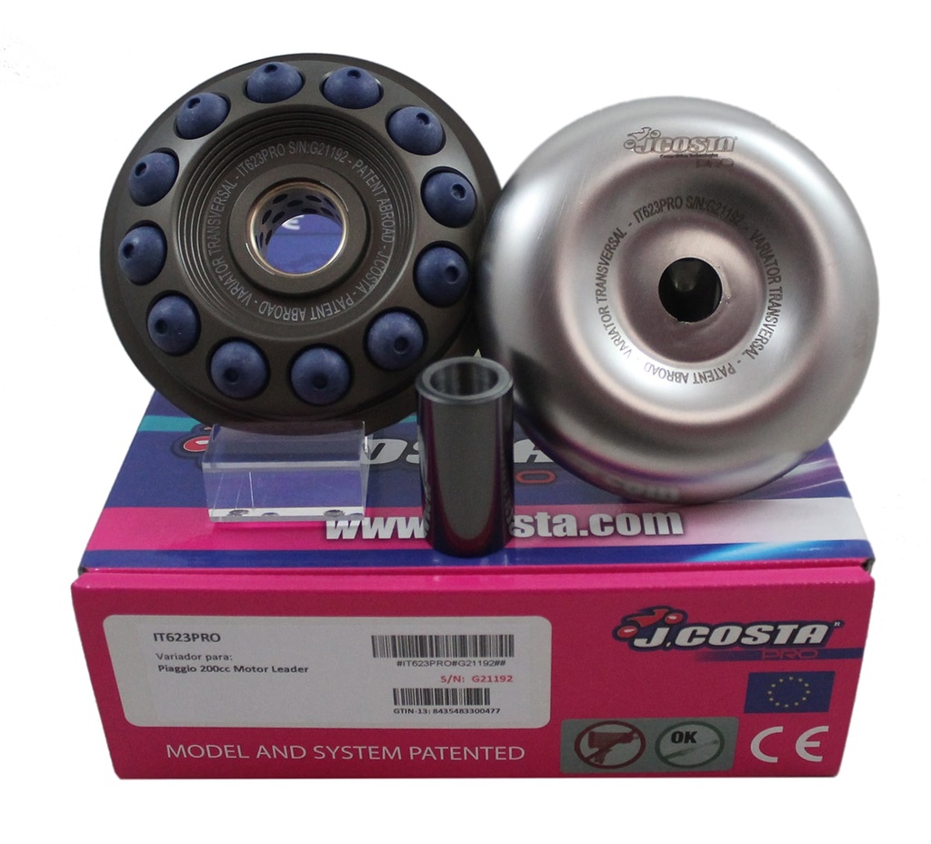 Variatore J.Costa PRO per Piaggio 200 (Motori Leader)