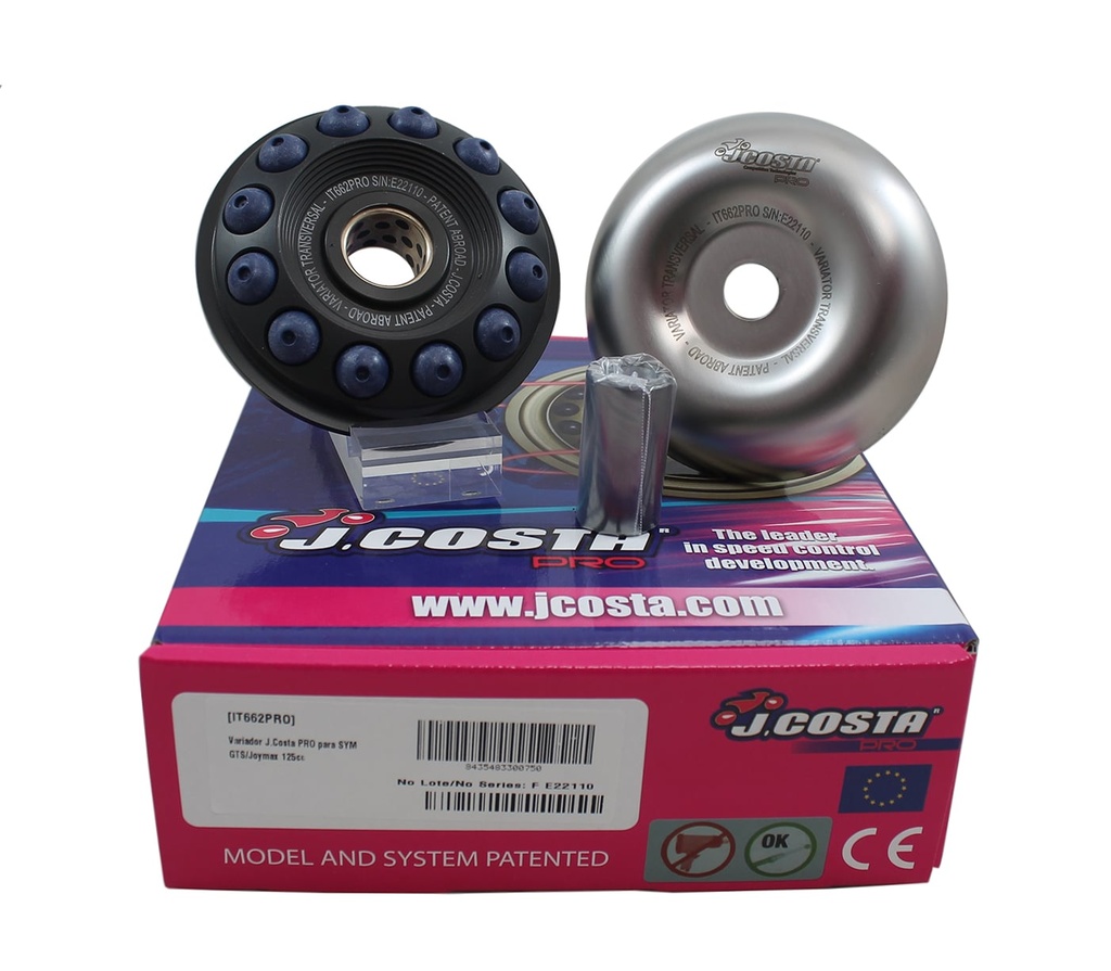 Variador J.Costa PRO para: Sym 125cc Gts/Joymax