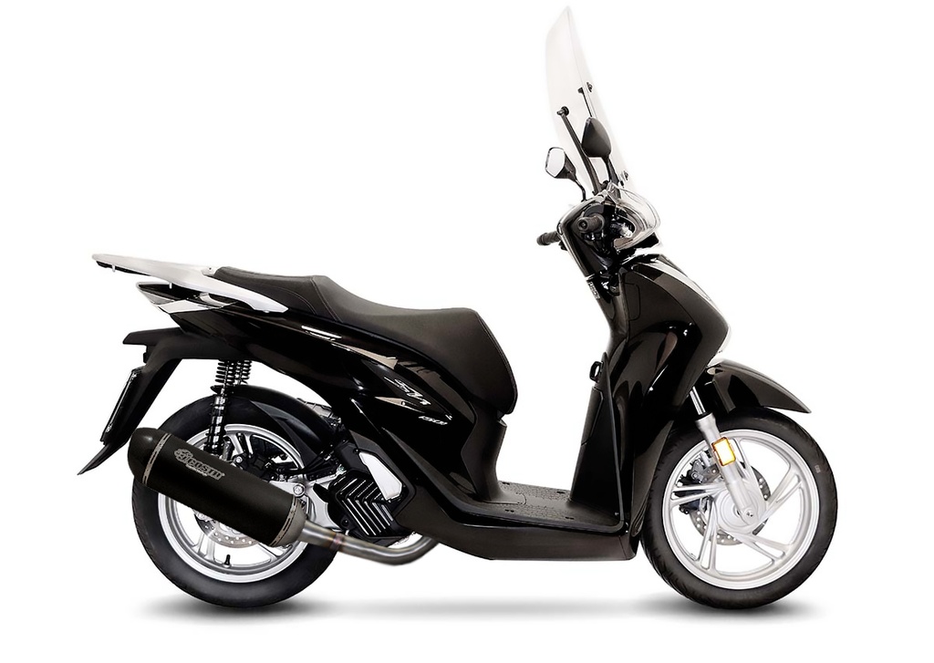 Marmitta Sport Carbon approvato e catalizzato per Honda SH 150i eSP (2014-20)